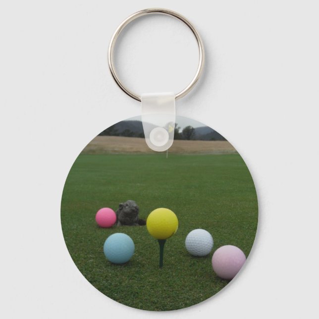 Porte-clés Le golf de Pâques (Recto)
