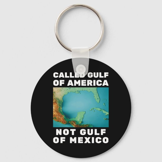 Porte-clés Le Golfe de Trump et non le Golfe du Mexique (Recto)
