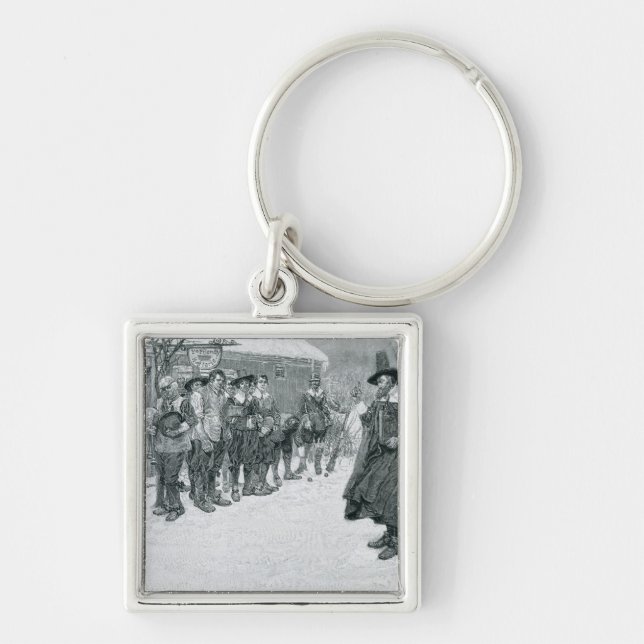 Porte-clés Le gouverneur de puritain (Devant)