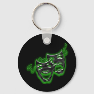 Porte-clés Le grand vert au néon masque le porte - clé