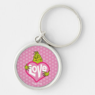 Porte-clés Le Grinch   Love Pink Heart