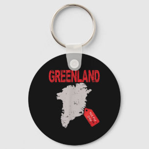 Porte-clés Le Groenland n'est pas à vendre drôle Anti Trump