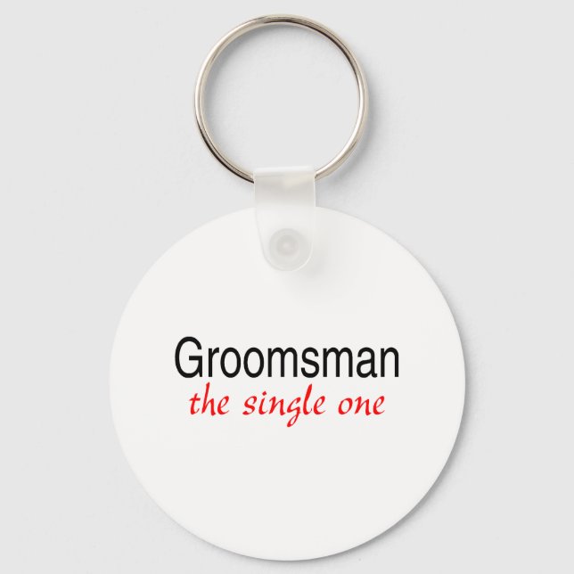 Porte-clés Le Groomsman unique (Recto)