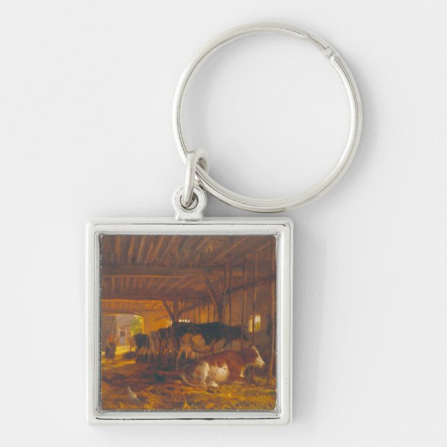 Porte-clés Le hangar de vache, 19ème siècle (Devant)