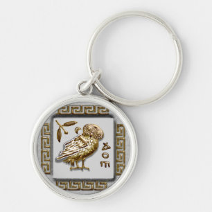 Porte-clés le hibou d'Athéna