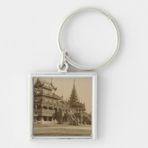 Porte-clés Le Hman Kyaung ou le monastère en verre, Birmanie