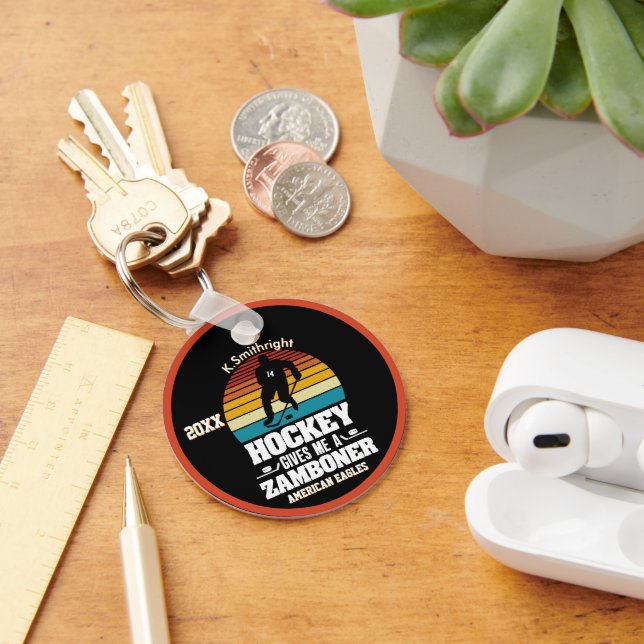 Porte-clés Le Hockey Me Donne Un Zamboner (Bureau)