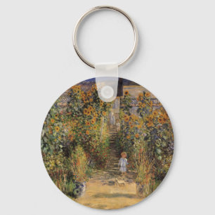 Porte-clés Le Jardin de l'artiste à Vétheuil de Claude Monet