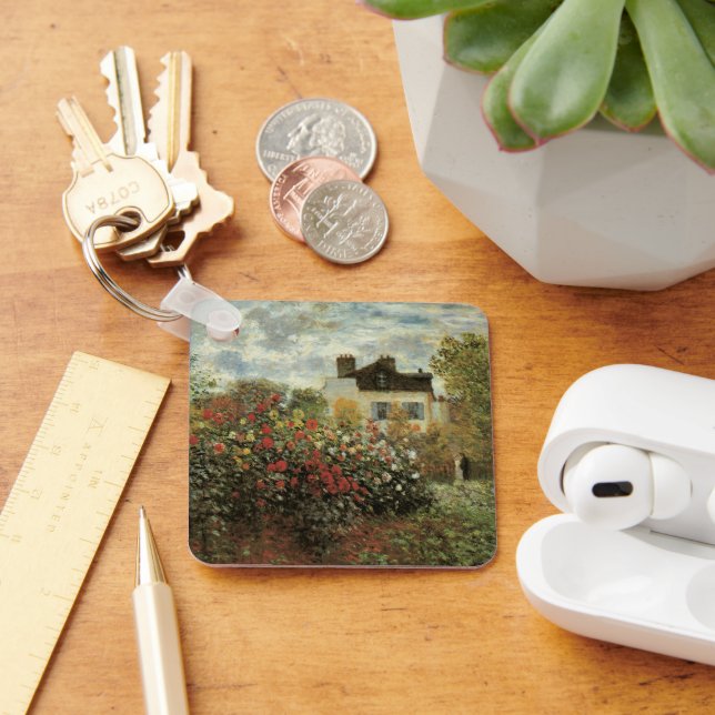 Porte-clés Le jardin de Monet à Argenteuil de Claude Monet (Bureau)