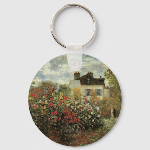 Porte-clés Le Jardin de Monet à Argenteuil de Claude Monet
