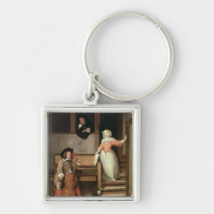 Porte-clés Le joueur de violoncelle, c.1700 (huile sur la