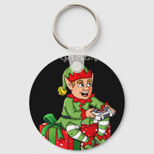 Porte-clés Le Joueur Elf amusant Noël Garçons Enfants Ados Jo