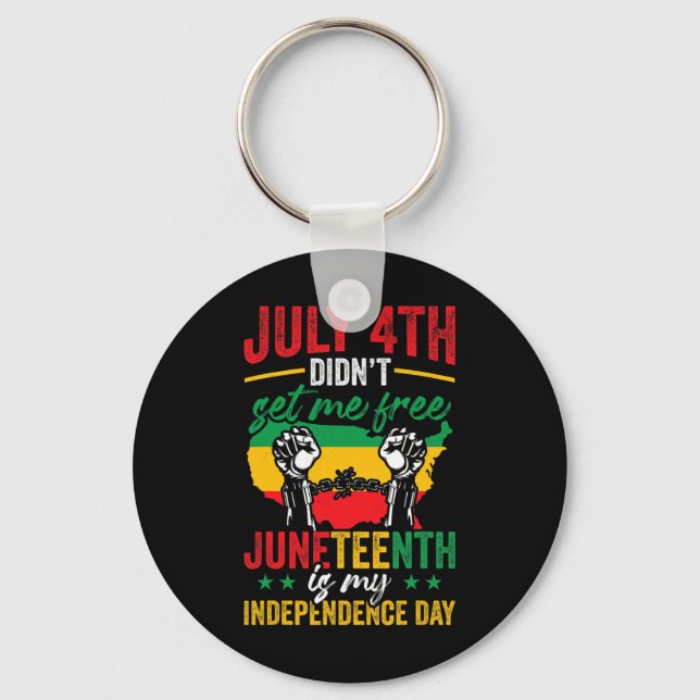 Porte-clés Le Jour de l'Indépendance aux États-Unis (Recto)