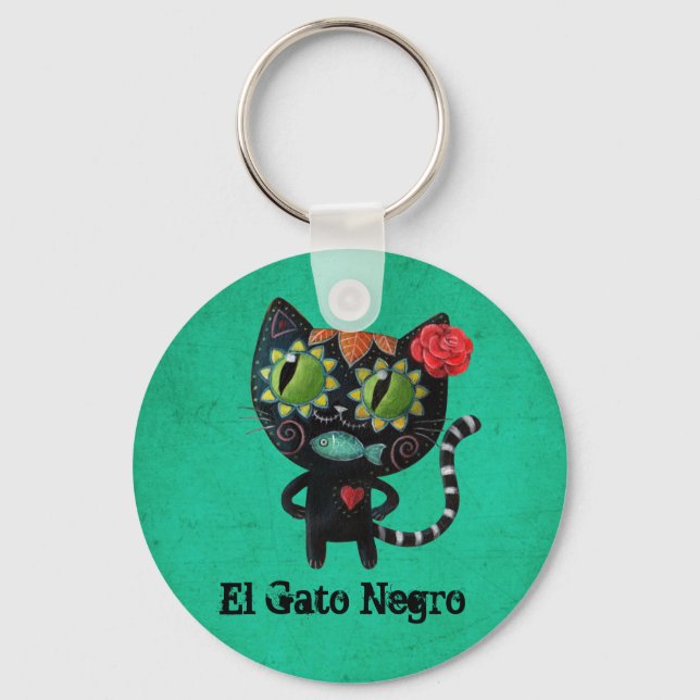 Porte-clés Le jour du chat noir mort (Recto)