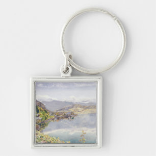 Porte-clés Le lac de la luzerne, bâti Pilatus dans la