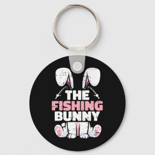 Porte-clés Le Lapin de Pâques Pêcheur Famille Assortie Printe