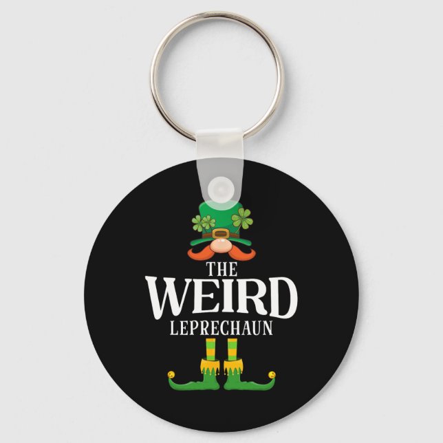 Porte-clés Le Leprechaun Bizarre St Patricks Day Matching  (Recto)