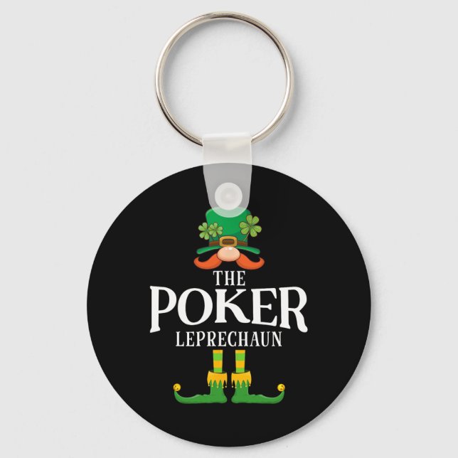 Porte-clés Le Leprechaun de Poker Saint-Patrick Matching  (Recto)
