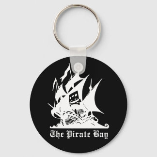 Porte-clés le logo du bateau pirate de pirate de pirate bay