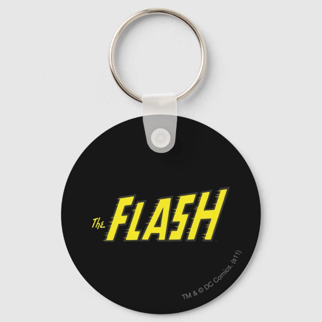 Porte-clés Le logo Flash Jaune (Recto)