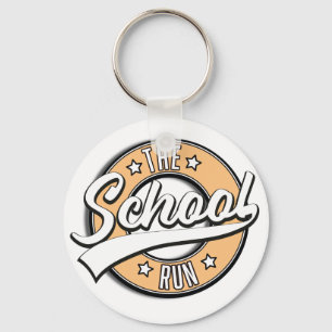 Porte-clés Le logo rétro de The School Run