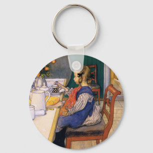 Porte-clés Le malheureux petit déjeuner de Carl Larsson