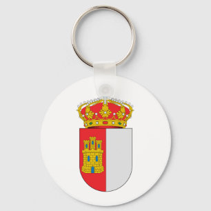 Porte-clés Le manteau officiel de l'Espagne de Castille-La