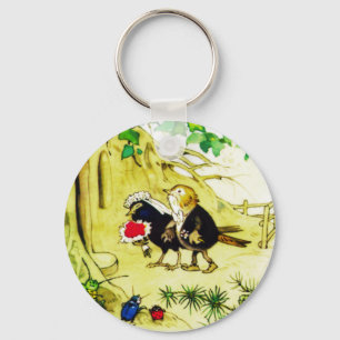 Porte-clés Le mariage d'oiseau
