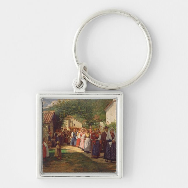 Porte-clés Le mariage d'or (huile sur la toile) (Devant)