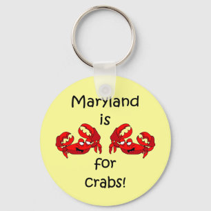 Porte-clés Le Maryland est pour des crabes