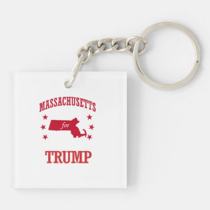 PORTE-CLÉS LE MASSACHUSETTS POUR DONALD TRUMP