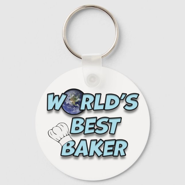 Porte-clés Le meilleur Baker du monde (Recto)