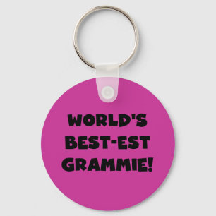 Porte-clés Le Meilleur-est cadeaux noirs ou blancs de Grammie