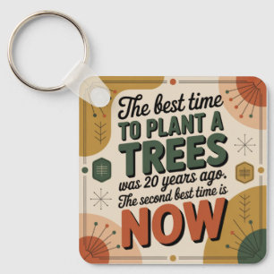 Porte-clés Le Meilleur Moment Pour Planter Un Arbre Était Il