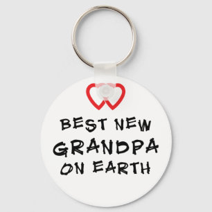 Porte-clés Le meilleur nouveau grand-papa sur le cadeau de la