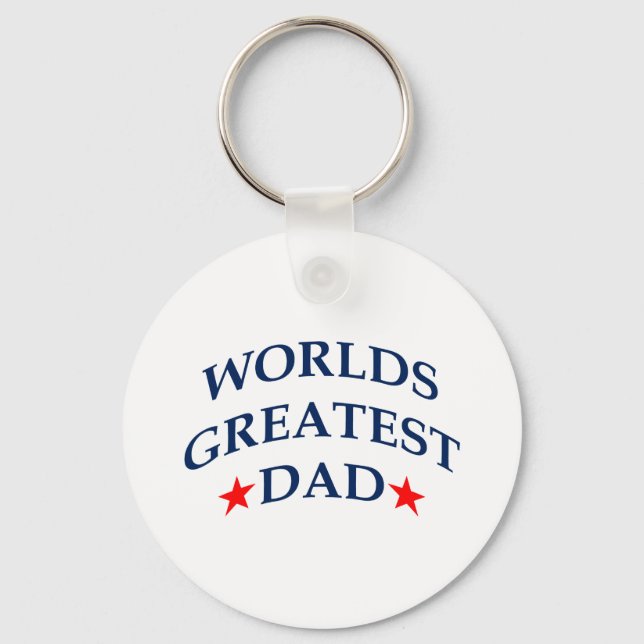 Porte-clés Le meilleur papa du monde (Recto)