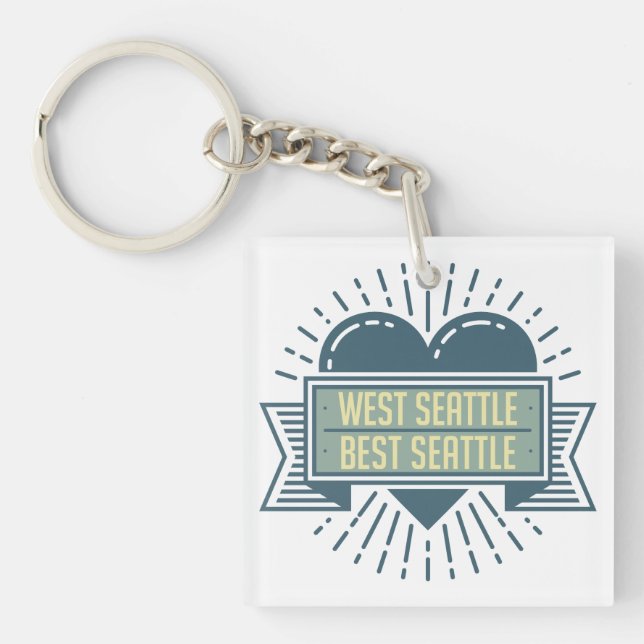 Porte-clés Le meilleur Seattle porte - clé de Seattle (Devant)