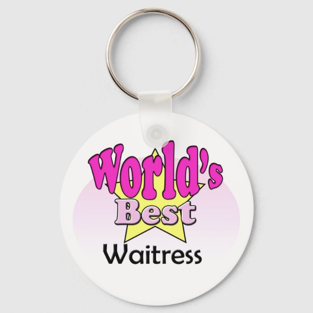 Porte-clés Le Meilleur Waitress (Recto)