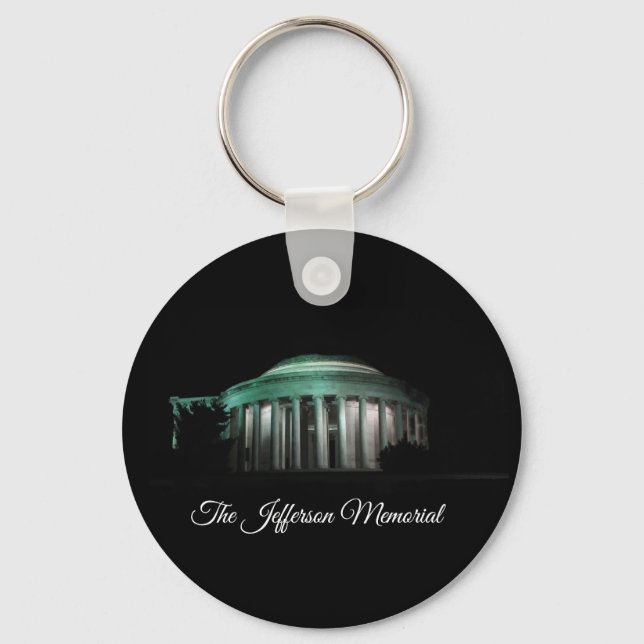 Porte-clés Le mémorial de Jefferson la nuit (Recto)