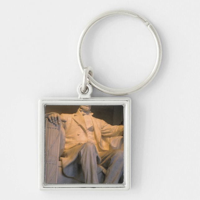 Porte-clés Le mémorial Lincoln à Washington DC. (Devant)