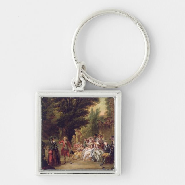 Porte-clés Le menuet sous le chêne, 1787 (Devant)