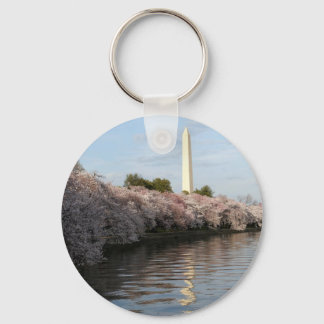 Porte-clés Le monument de Cherry Blossom Washington