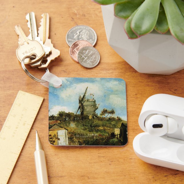 Porte-clés Le Moulin de la Galette by Vincent van Gogh (Bureau)