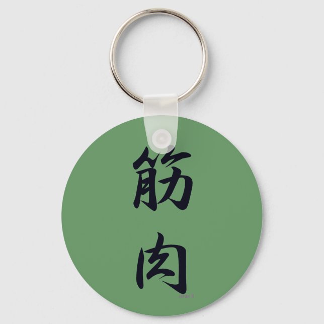 Porte-clés le muscle noir (Recto)