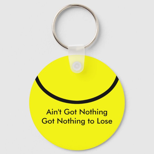Porte-clés Le MUSÉE Zazzle Gifts n'a rien (Recto)
