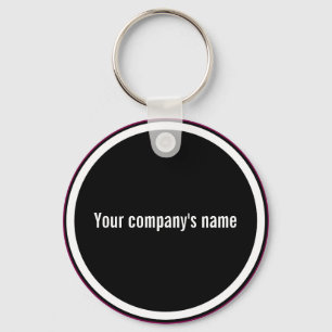 Porte-clés Le nom de votre entreprise, modèle,