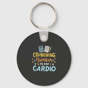 Porte-clés Le Numéro D'Arrêt Comptable Est Mon Cardio