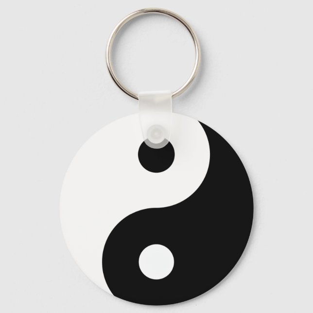 Porte-clés Le paisible Yin Yang (Recto)