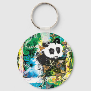 Porte-clés Le panda rêve le porte - clé