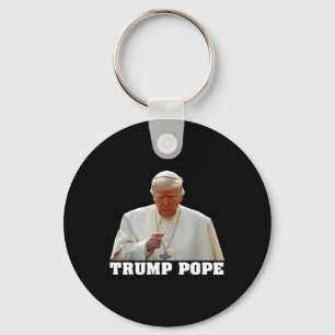 Porte-clés Le pape Trump drôle Trump Vatican Christian Retro
